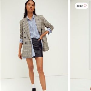 Free People Modern Femme Vegan Leather Skirt